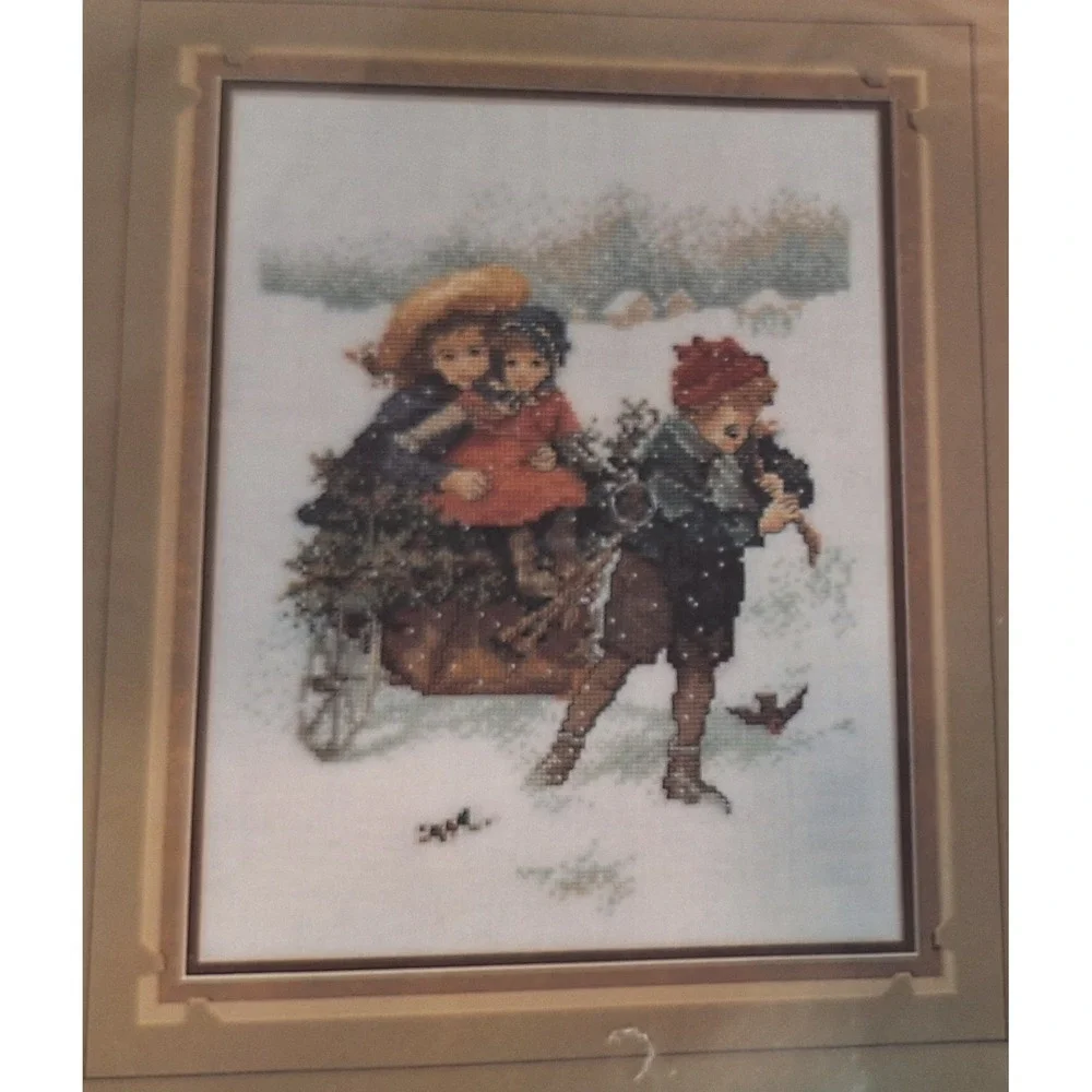 janlynn counted cross stitch kit‎ Winter Reverie II #160-01